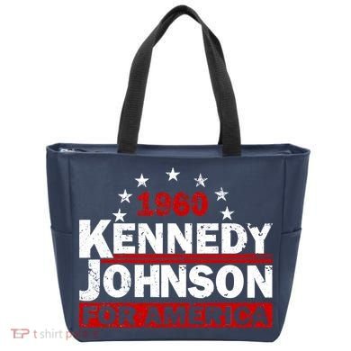 Vintage Kennedy Johnson 1960 For America Tote Bag