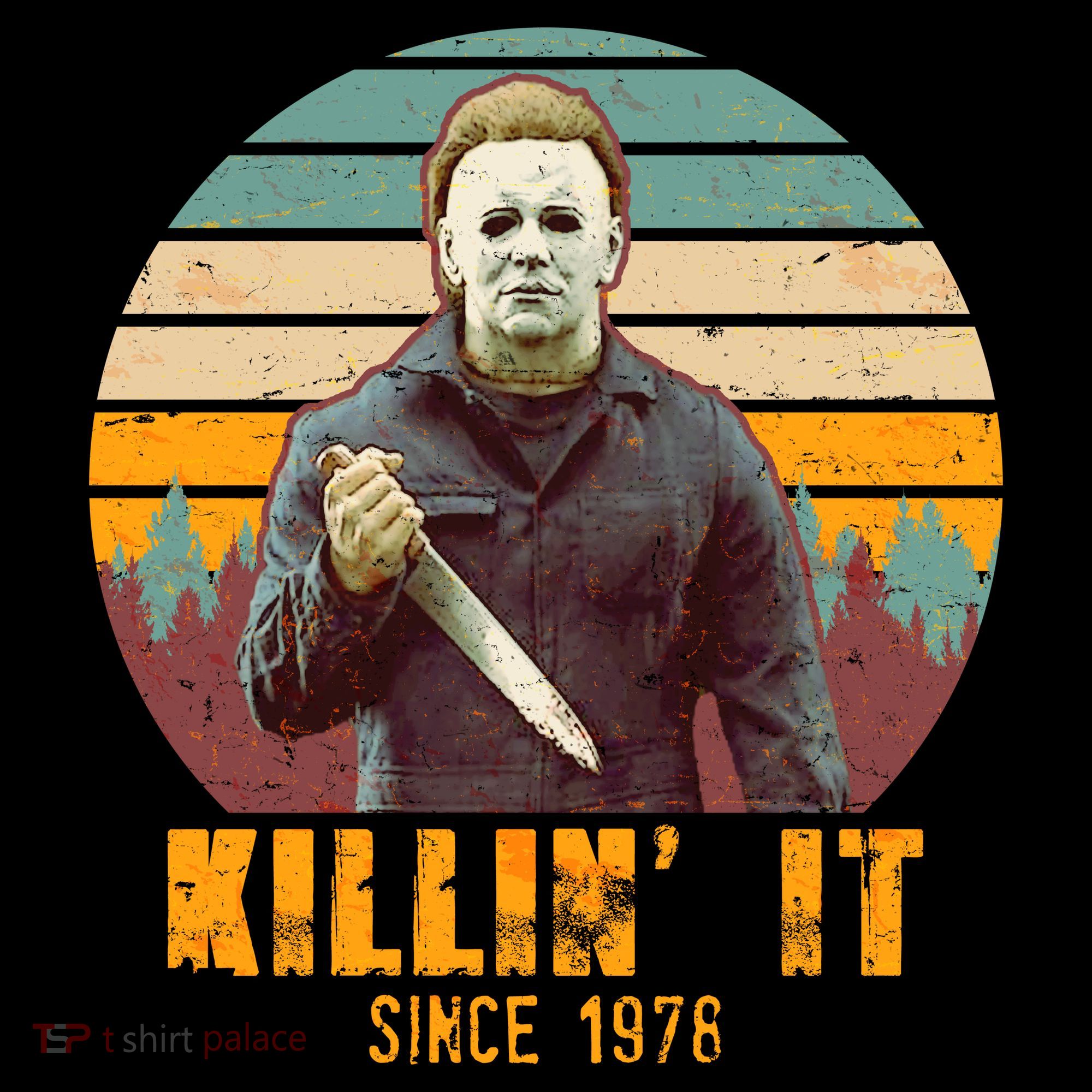Vintage Killin' It Since 1978 Classic Movie T-Shirt
