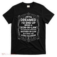 Vintage Label Freaking Awesome Mother-In-Law T-Shirt thumb 0
