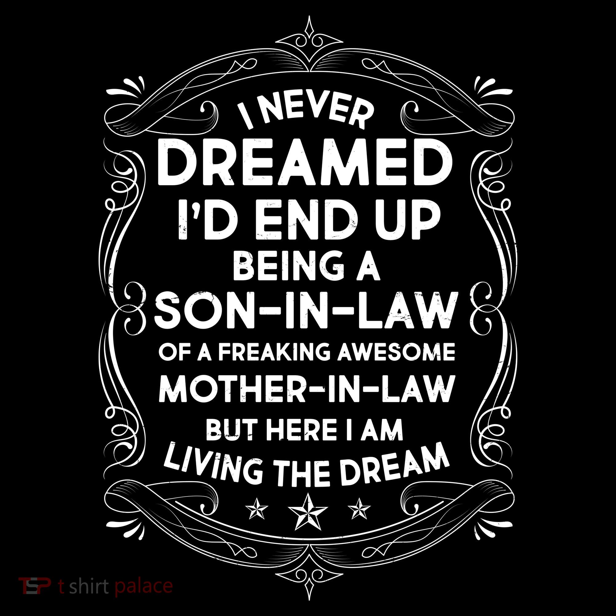 Vintage Label Freaking Awesome Mother-In-Law T-Shirt