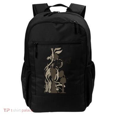 Vintage Lady Smoking Record Player Backpack