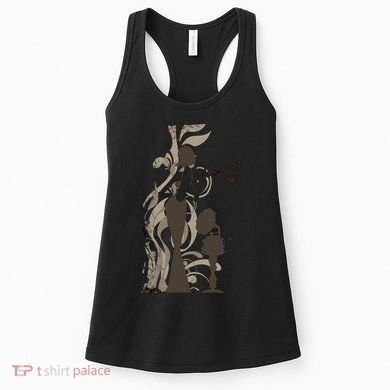 Vintage Lady Smoking Record Player Women's Tank Top