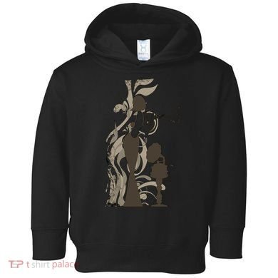 Vintage Lady Smoking Record Player Toddler Hoodie