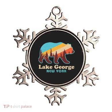 Vintage Lake George New York Forest Bear Ornament