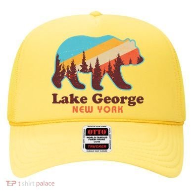 Vintage Lake George New York Forest Bear Hat