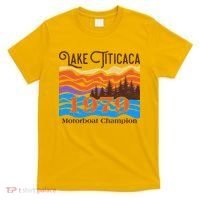 Vintage Lake Titicaca 1979 Motorboat Champion T-Shirt thumb 0
