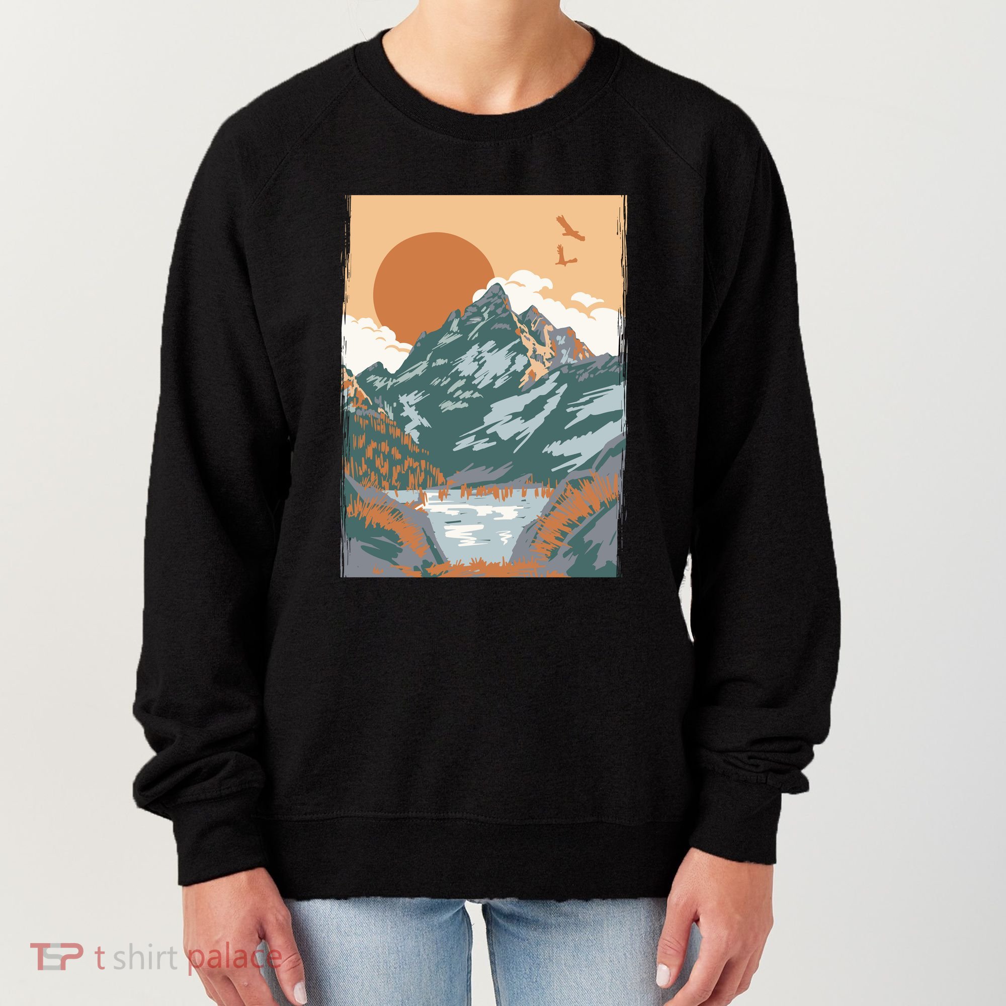Vintage Landscape Women's Sweatshirt