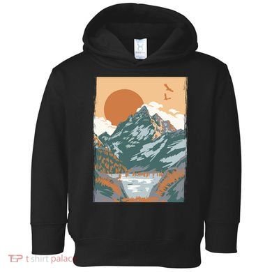 Vintage Landscape Toddler Hoodie