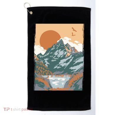 Vintage Landscape Golf Towel