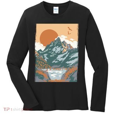 Vintage Landscape Women's Long Sleeve Shirt
