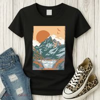 Vintage Landscape Women's T-Shirt thumb 3