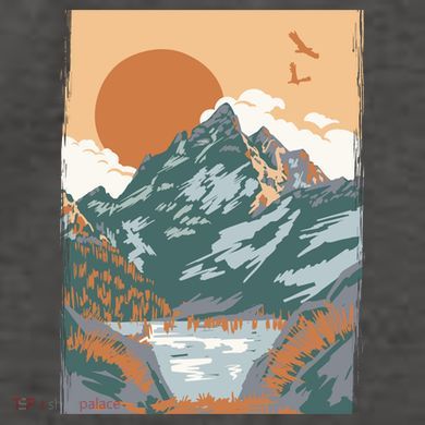Vintage Landscape Vector Backpack