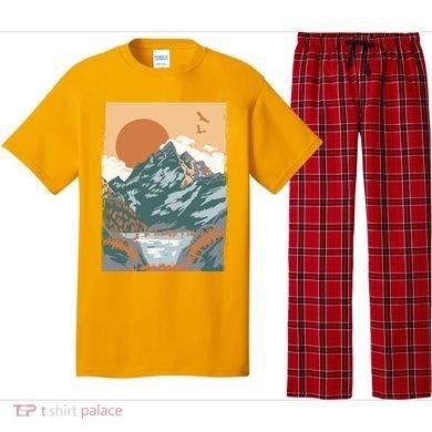 Vintage Landscape Pajama Set