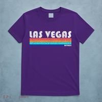 Vintage Las Vegas Nevada Stripe Logo T-Shirt thumb 5