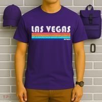 Vintage Las Vegas Nevada Stripe Logo T-Shirt thumb 6