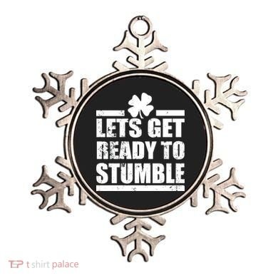 Vintage Let's Get Ready To Stumble Irish Ornament