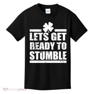 Vintage Let's Get Ready To Stumble Irish Kids T-Shirt