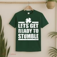 Vintage Let's Get Ready To Stumble Irish T-Shirt thumb 2