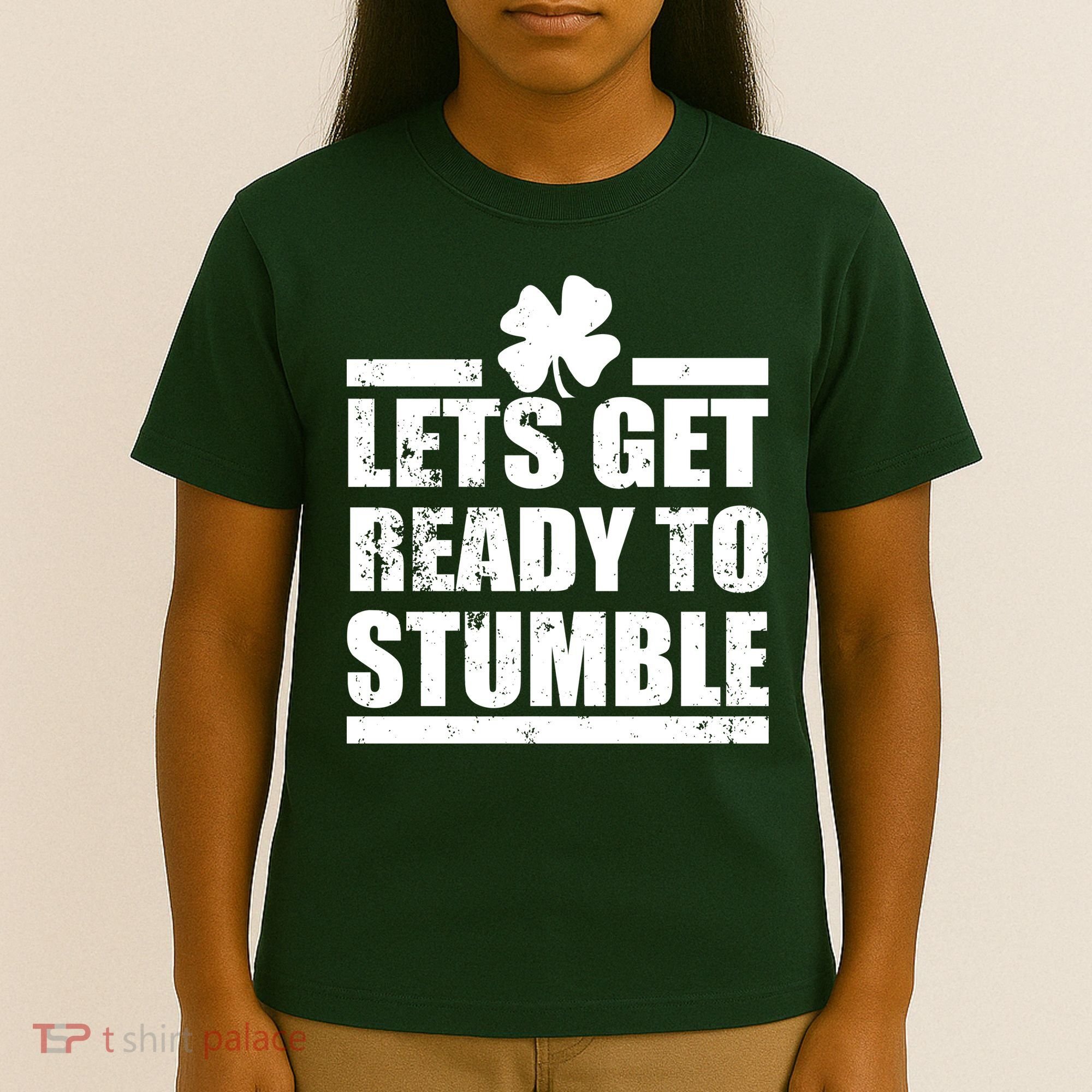 Vintage Let's Get Ready To Stumble Irish T-Shirt