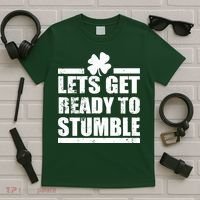 Vintage Let's Get Ready To Stumble Irish T-Shirt thumb 5