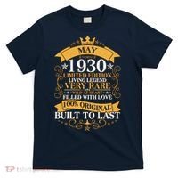 Vintage Limited Edition May 1930 Birthday T-Shirt thumb 0