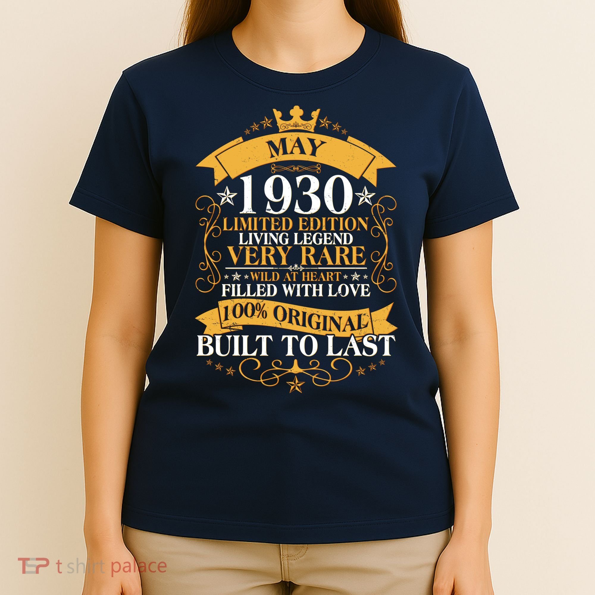 Vintage Limited Edition May 1930 Birthday T-Shirt