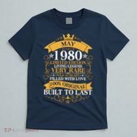 Vintage Limited Edition May 1980 Birthday T-Shirt thumb 5