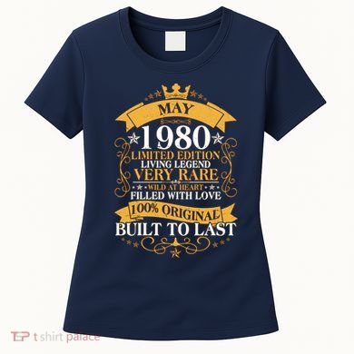 Vintage Limited Edition May 1980 Birthday Women's T-Shirt