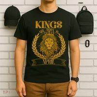 Vintage Lion Kings Are Born In April T-Shirt thumb 6