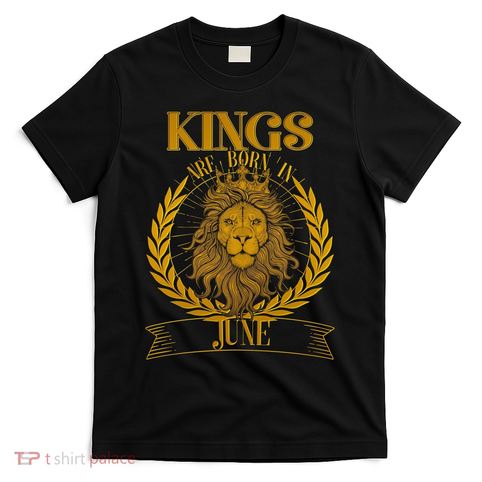 Vintage Lion Kings Are Born In June T-Shirt