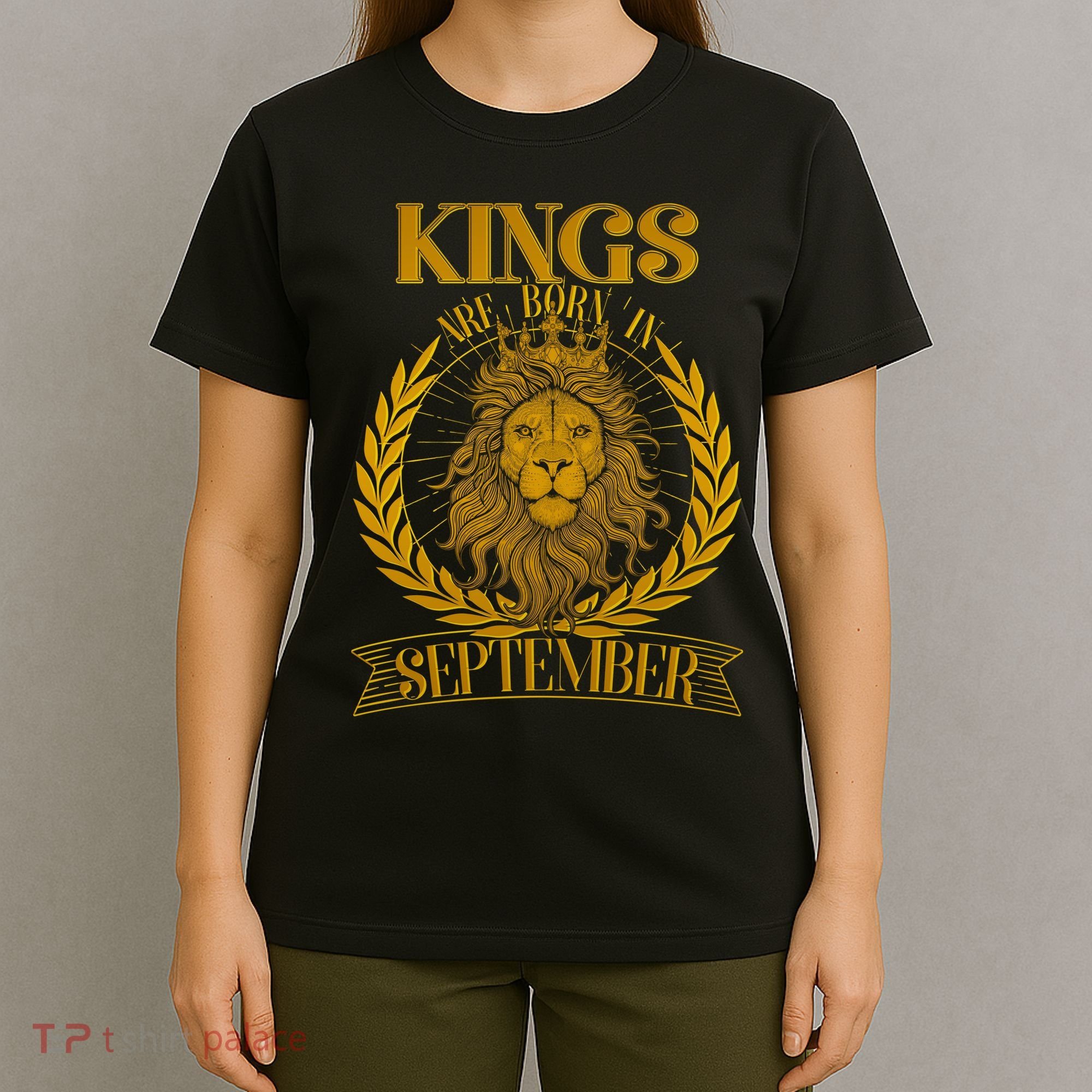 Vintage Lion Kings Are Born In September T-Shirt