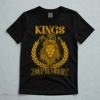 Vintage Lion Kings Are Born In September T-Shirt thumb 5