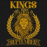 Vintage Lion Kings Are Born In September T-Shirt thumb 7