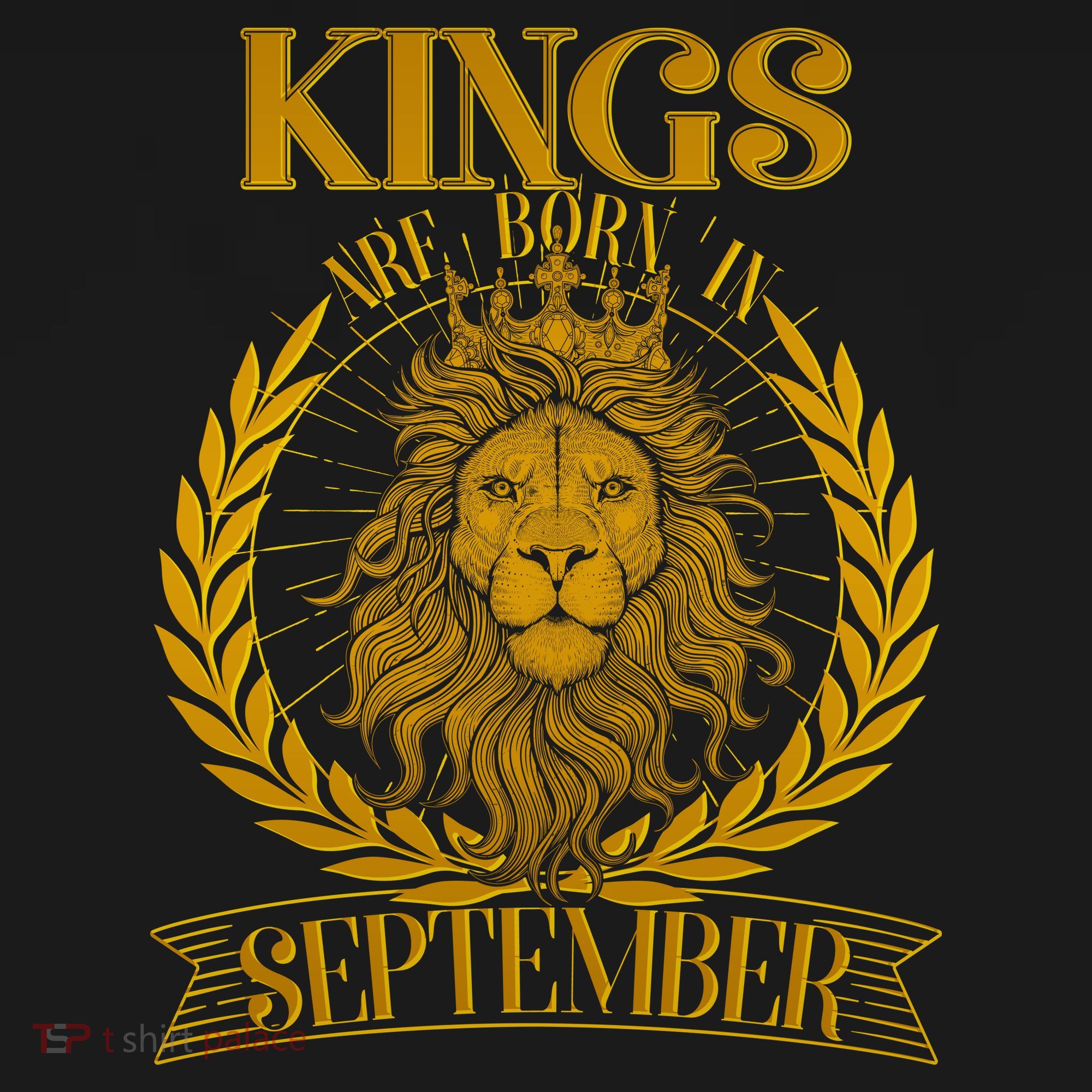 Vintage Lion Kings Are Born In September T-Shirt