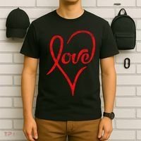 Vintage Love Heart Symbol T-Shirt thumb 6