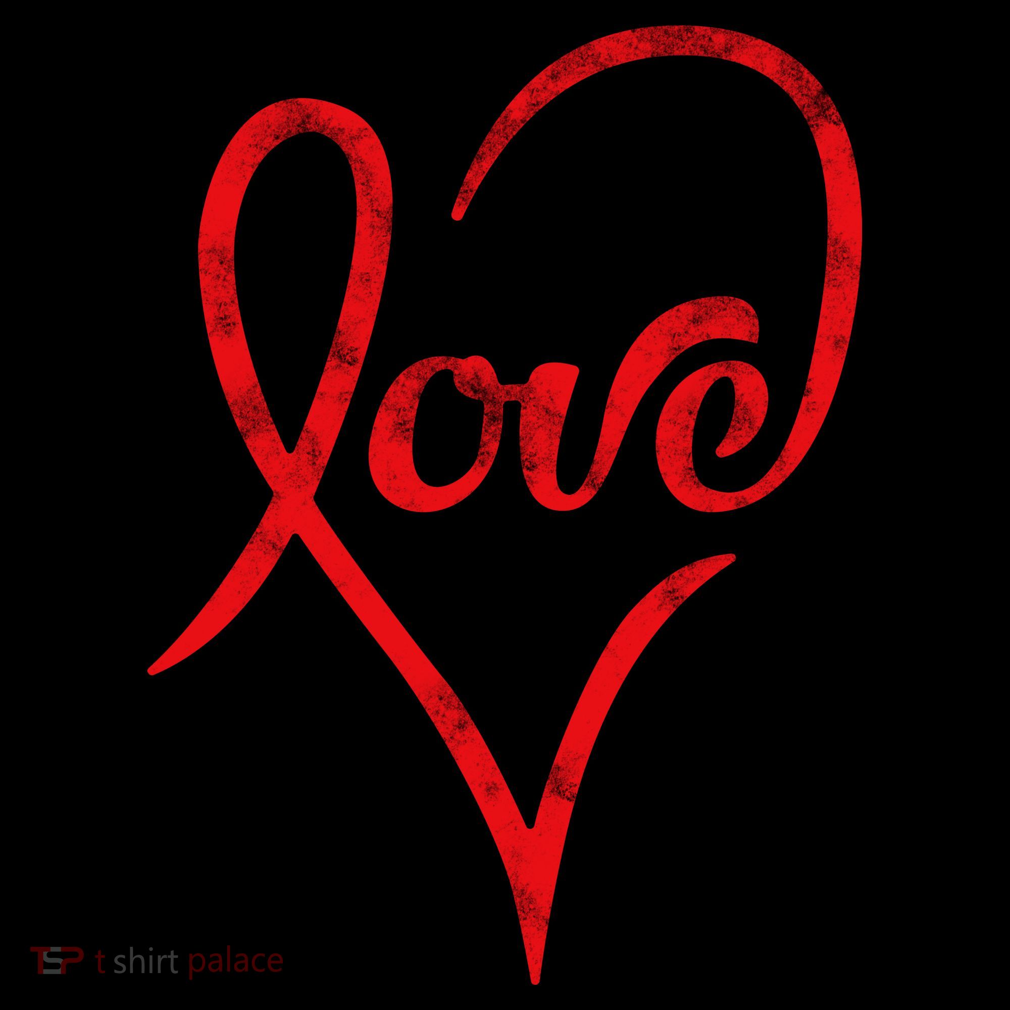 Vintage Love Heart Symbol T-Shirt