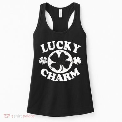 Vintage Lucky Charm Irish Clover Women's Tank Top