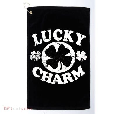 Vintage Lucky Charm Irish Clover Golf Towel