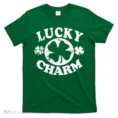 Vintage Lucky Charm Irish Clover T-Shirt