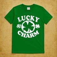 Vintage Lucky Charm Irish Clover T-Shirt thumb 5