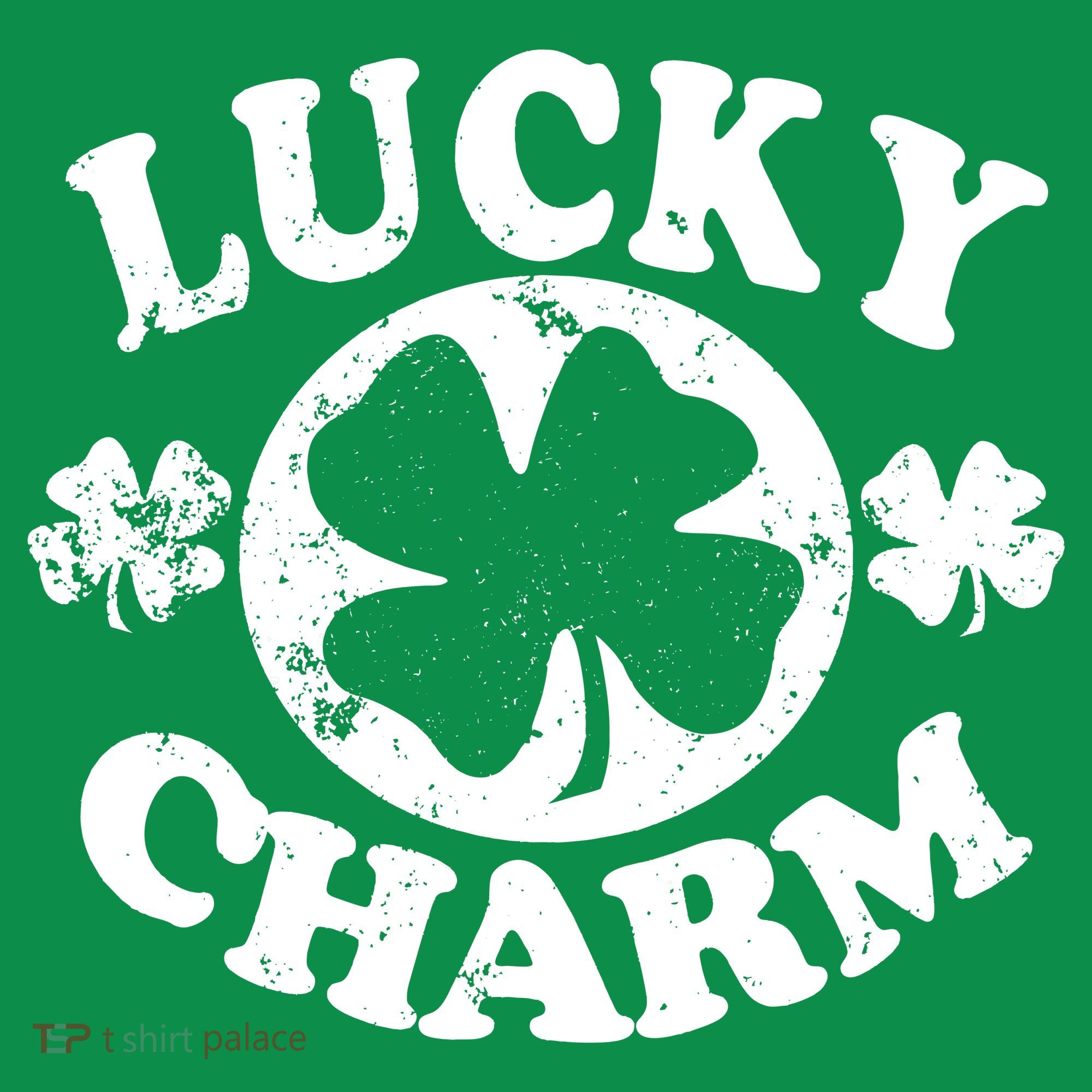 Vintage Lucky Charm Irish Clover T-Shirt