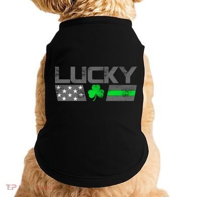 Vintage Lucky Shamrock Racing Flag Doggie Tank