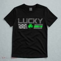 Vintage Lucky Shamrock Racing Flag T-Shirt thumb 5