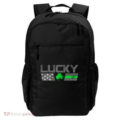 Vintage Lucky Shamrock Racing Flag Backpack
