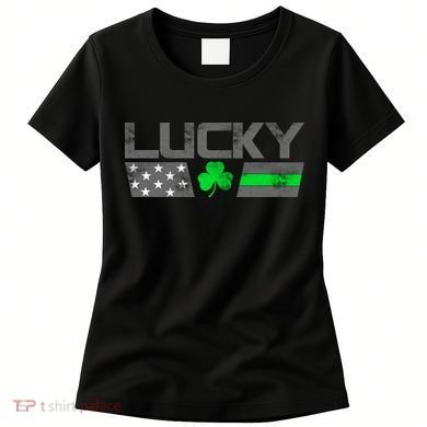 Vintage Lucky Shamrock Racing Flag Women's T-Shirt