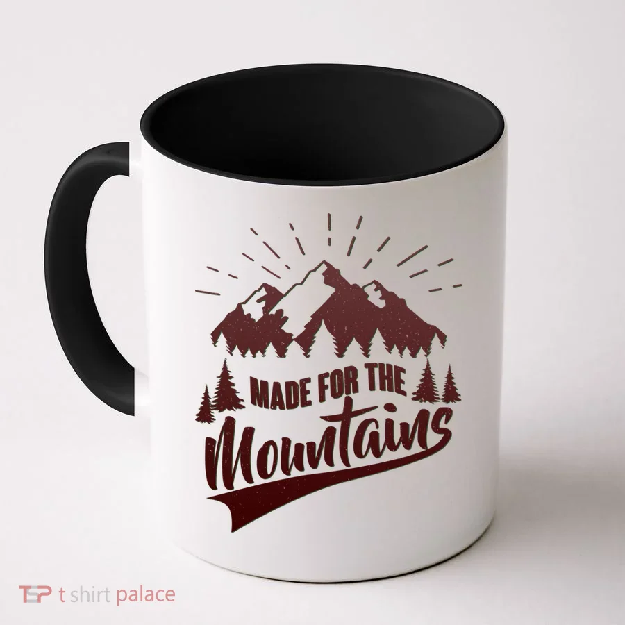 Vintage Made For The Mountains Wilderness Coffee Mug