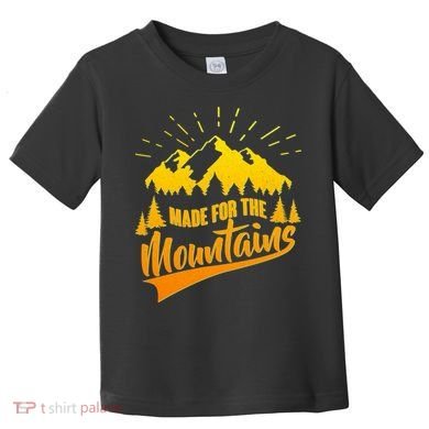 Vintage Made For The Mountains Wilderness Toddler T-Shirt