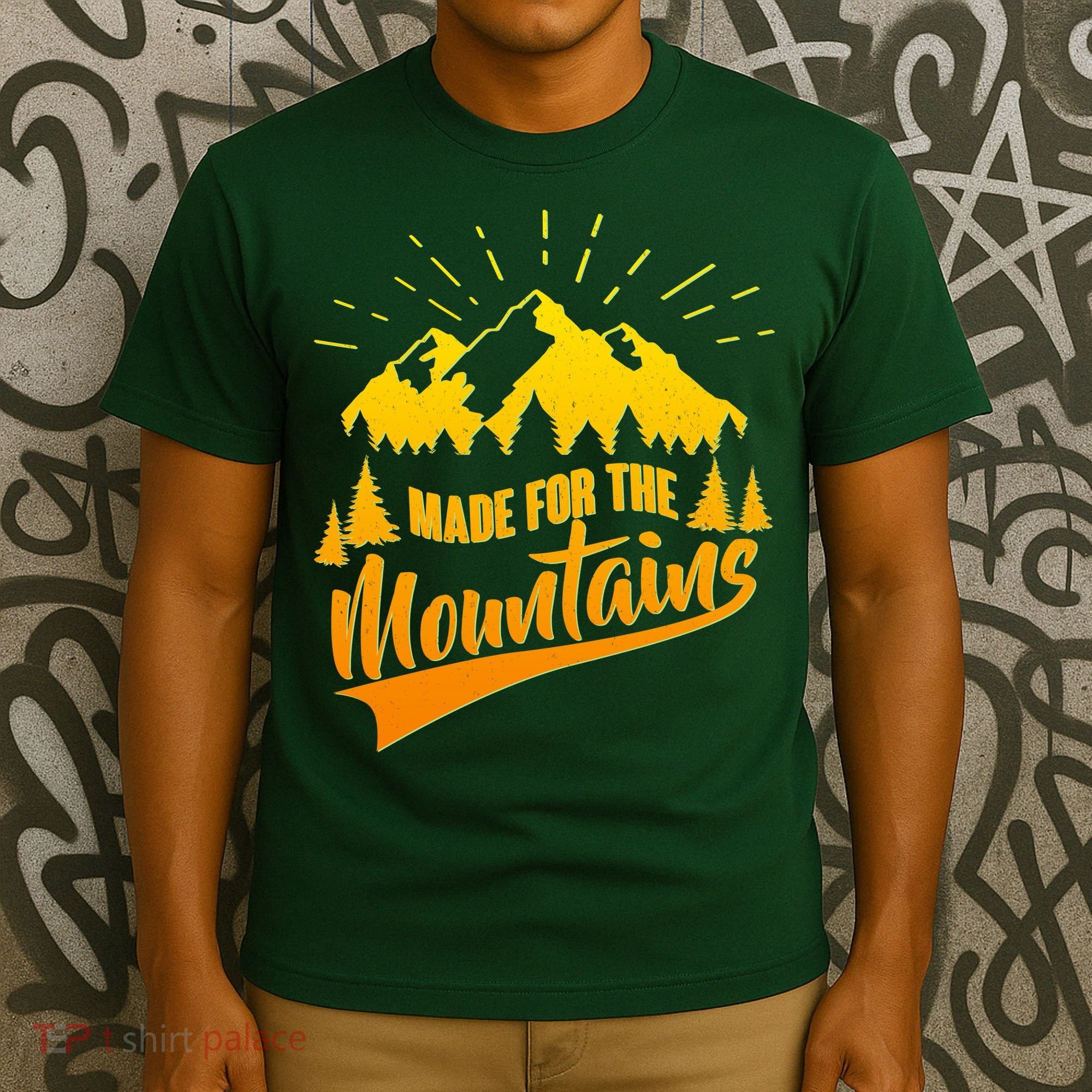 Vintage Made For The Mountains Wilderness T-Shirt