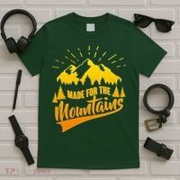 Vintage Made For The Mountains Wilderness T-Shirt thumb 5