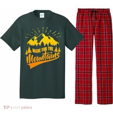 Vintage Made For The Mountains Wilderness Pajama Set